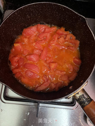 番茄鸡排粉的做法步调：5