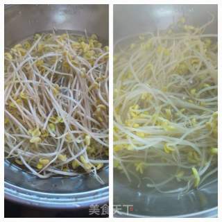 肉丝炒黄芽菜韭菜的做法步调：5