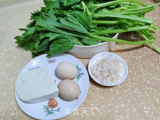 芥菜鸡蛋豆腐馅饼的做法步调：2
