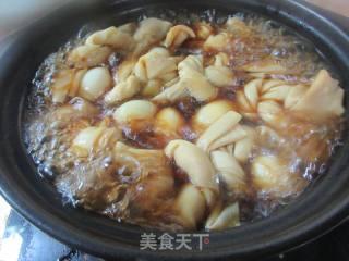 鹌鹑蛋百叶结牛腩煲的做法步调：11