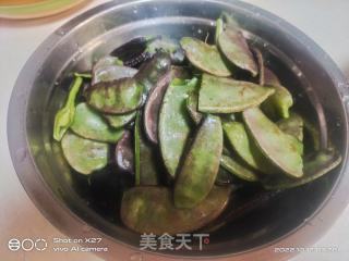 腊肉炒藊豆的做法步调：2