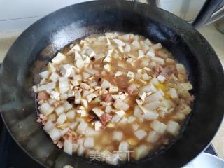 肉终烧萝卜豆腐的做法步调：8