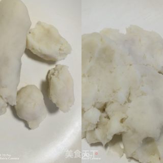 水龙果山药糕的做法步调：2