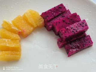 水龙果山药糕的做法步调：3