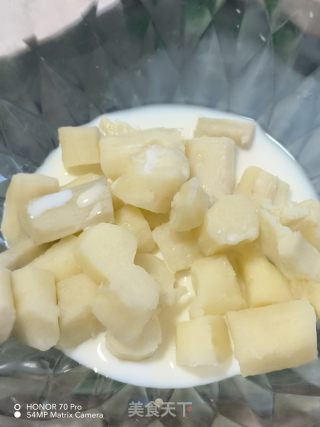 水龙果山药糕的做法步调：1
