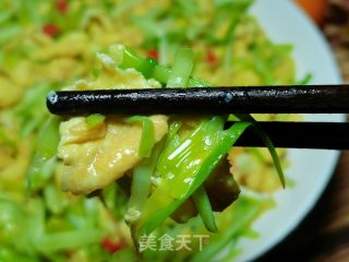 蒜黄炒蛋的做法步调：13