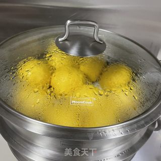 北瓜豆沙包的做法步调：10