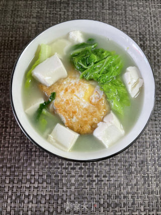 利剑菜豆腐汤的做法步调：11