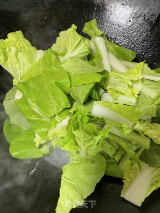 利剑菜豆腐汤的做法步调：6