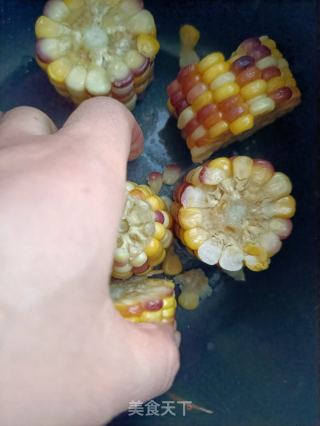 山药玉米炖龙骨的做法步调：4