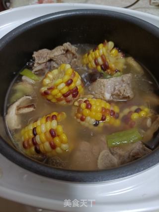 山药玉米炖龙骨的做法步调：16