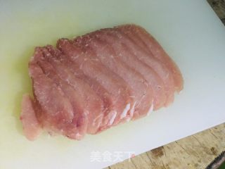 蒜苔炒里脊的做法步调：2