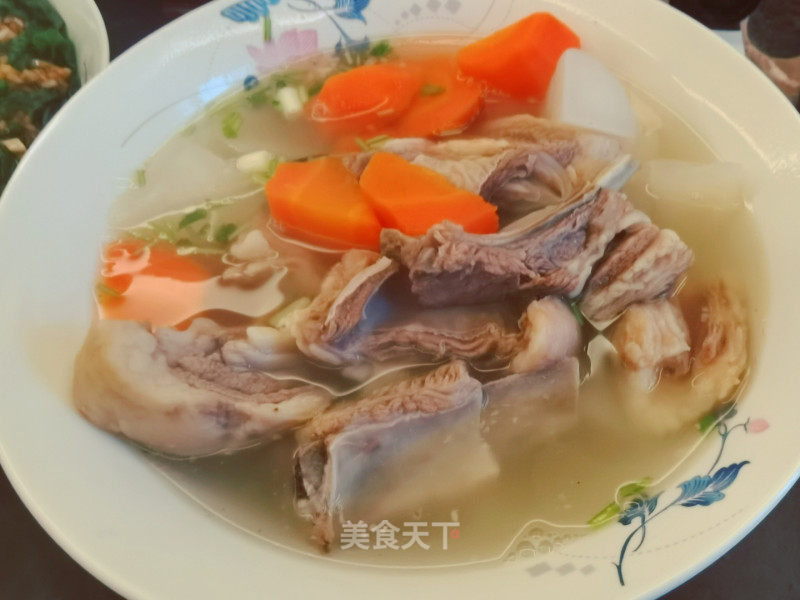 羊排萝卜汤的做法