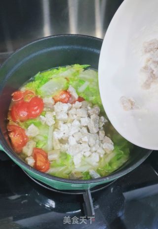 窝头利剑菜汤的做法步调：10