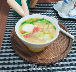 窝头利剑菜汤的做法步调：15