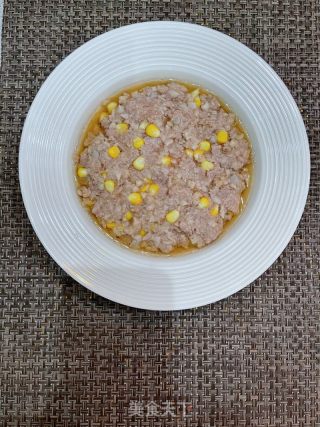 莲藕玉米蒸肉饼的做法步调：10