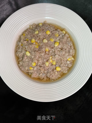 莲藕玉米蒸肉饼的做法步调：9
