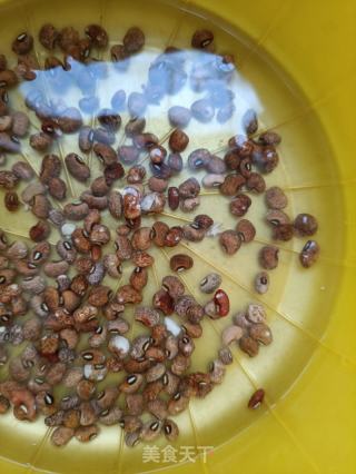 花豇豆白薯粥的做法步调：6