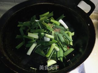 青蒜炒肉片的做法步调：6