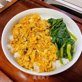 蟹黄拌饭的做法步调：9