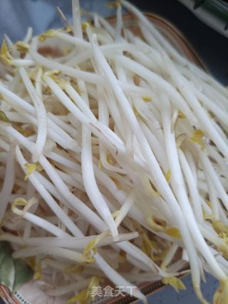 肉终绿芽菜的做法步调：1