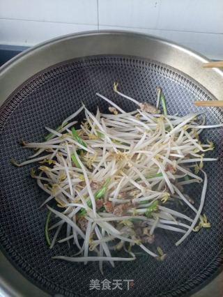 肉终绿芽菜的做法步调：8