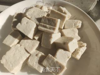 豉油利剑菜豆腐的做法步调：5