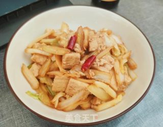 豉油利剑菜豆腐的做法步调：16