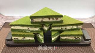 抹茶奶油小圆，苦甘美蜜，滋味清爽，一心满意。的做法步调：28