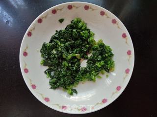 菠菜鸡蛋炒虾仁的做法步调：5