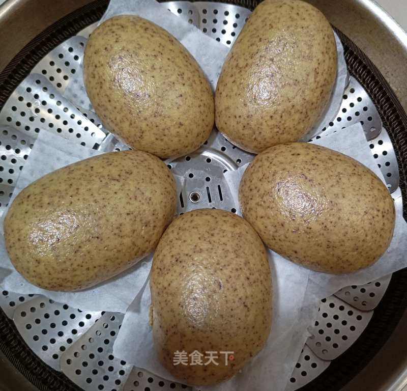 玉米乌豆里馒头的做法