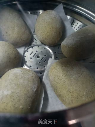 玉米乌豆里馒头的做法步调：12