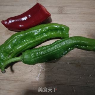 薄皮椒炒章鱼腿的做法步调：5