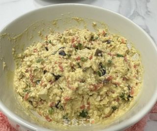 豆腐鸡蛋早饭饼的做法步调：6