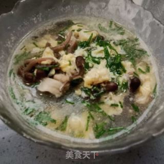 鸡蛋陈贝小鸡枞菌汤的做法步调：14
