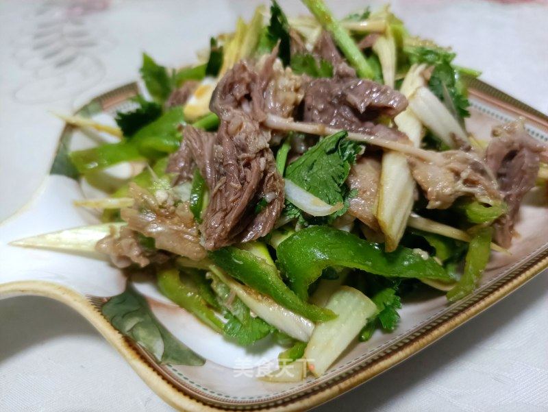 山君菜拌羊肉的做法