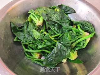 花死菠菜的做法步调：8