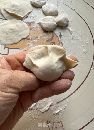 荠菜肉馅饺子的做法步调：15