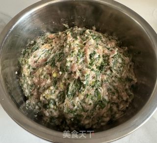 荠菜肉馅饺子的做法步调：11