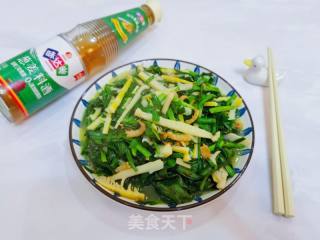 春季时令第一陈，韭菜炒秋笋的做法步调：8