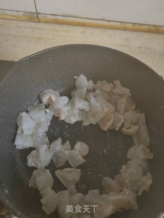虾仁豆腐的做法步调：5