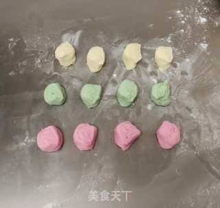 大年夜宴多彩蒸饺的做法步调：6