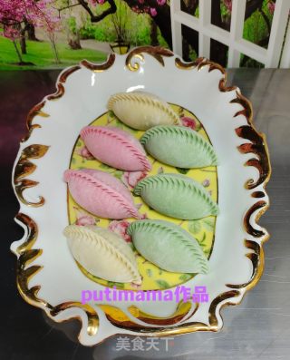 大年夜宴多彩蒸饺的做法步调：12