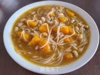 北瓜黄豆胡涂里的做法步调：5