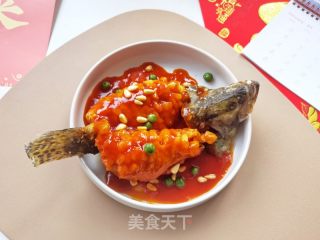 年年不足之紧鼠桂鱼的做法步调：12