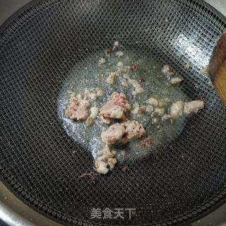 肉沫木耳炒油菜的做法步调：6