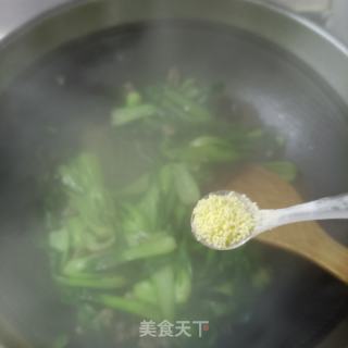 肉沫木耳炒油菜的做法步调：9