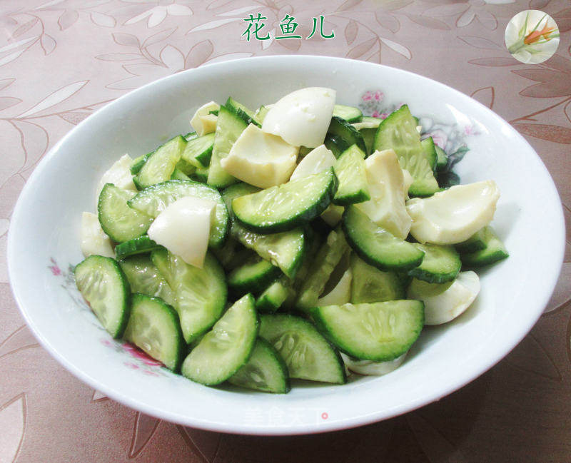 鸡卵白拌生果小青瓜的做法