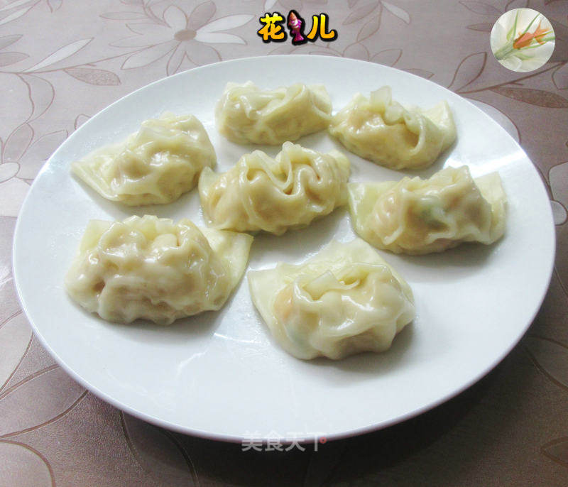纯菜鸡肉泥年夜馄饨的做法