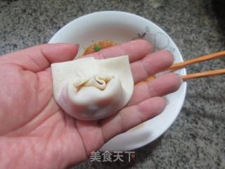 纯菜鸡肉泥年夜馄饨的做法步调：8
